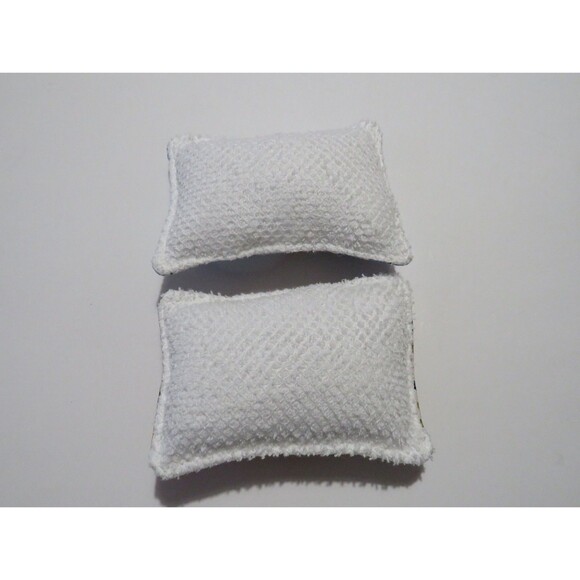 Reusable Sponge, Floral Dish Scrubby, Set of 2 - Picture 3 of 4